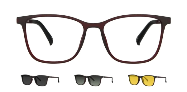 Oprawa z nakładkami clip-on TONNY 0062C3SET