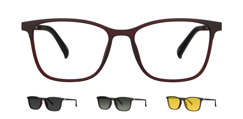 Oprawa z nakładkami clip-on TONNY 0062C3SET